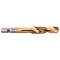 thumbnail image 2 of Juego de 6 Brocas avellanadoras hexagonales combinadas yuxing HSS Titanium M10 doradas, 2 of 5