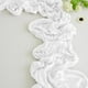 thumbnail image 4 of Mantel Banderines de mesa de crepé, mantel de gasa plisada de 90x180cm, decoración para bodas y eventos, color blanco, 1 unidad Rkxzt, 4 of 9