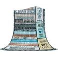 thumbnail image 5 of to My Wife Throw Blankets from Husband,Love Soft Fleece Blanket for Home Sofa Couch Chair Living Bedroom,40x50 inches, Valentines Day Anniversary Wedding Gift for Her Women, 5 of 5