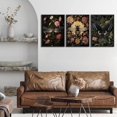 thumbnail image 2 of Vintage Insect Wall Art Paintings Dark Floral Wall Decor Pictures Dark Academy Dragonfly Butterfly Bee Poster Prints Gothic Moody Artwork for Living Room Gallery Decoration Unframed, 2 of 6