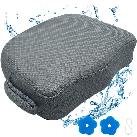 Siège Rehausseur pour Spa pour Adultes, Coussin de Soutien Épais de 5 Pouces avec Fond Antidérapant, Lesté pour un Glissement Rapide Sans Flottement, Spa