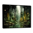 thumbnail image 2 of Designart "Echoes Of Wilderness In Green" Factories Floater Framed Canvas Prints, 2 of 5