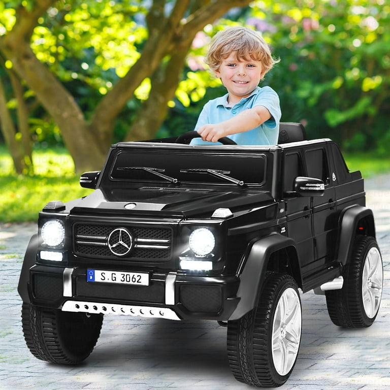 Costway Mercedes Benz 12V Electric Kids Ride On Car RC Remote Control W Trunk Black Shop Black Friday Deals for 2024 Walmart