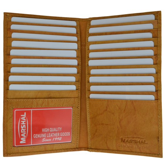 New Genuine Leather Bifold Credit Card ID Holder 1529 CF