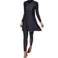 thumbnail image 1 of MKLEKYY Trajes De Baños Women Summer Swimwear Female Two Piece Set Swimsuit Long Sleeve Beach Swimming Suit, 1 of 6