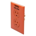 thumbnail image 2 of Contacto Tierra Leviton Naranja 125V 15A, 2 of 3