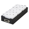 thumbnail image 4 of JackCubeDesign Carbon Fiber Business Card Organizer Coupon Holder Name Card Organizer Name Card Holder With Removable Divider For Desk(4.29 x 1.76 x 9.75 inches)-MK171A, 4 of 4