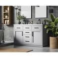 thumbnail image 3 of Elegant Kitchen and Bath Alden 54 inch Double Bathroom Vanity in Grey, 3 of 10