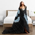 thumbnail image 5 of Livingstone College Fleece Blanket, Very Soft Microfiber Flannel Blanket for Couch Warm and Cozy for All Seasons, 5 of 6
