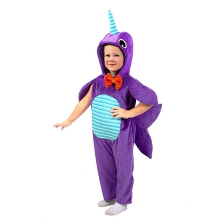 Halloween Toddler Minky Narwhal Costume
