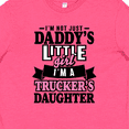 thumbnail image 4 of Inktastic Im Not Just Daddys Little Im a Truckers Daughter Youth T-Shirt, 4 of 5