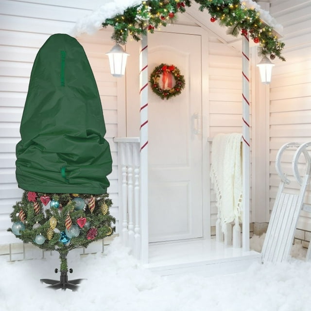 Christmas Tree Storage Bag, Upright Christmas Tree Storage Bag - Holiday Tree Cover For Christmas Trees Or Topiary Trees - Durable, Lightweight, Convenient, Vertical Xmas Storage Bag