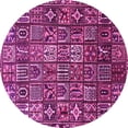 thumbnail image 1 of Ahgly Company Indoor Round Persian Pink Traditional Area Rugs, 3' Round, 1 of 4