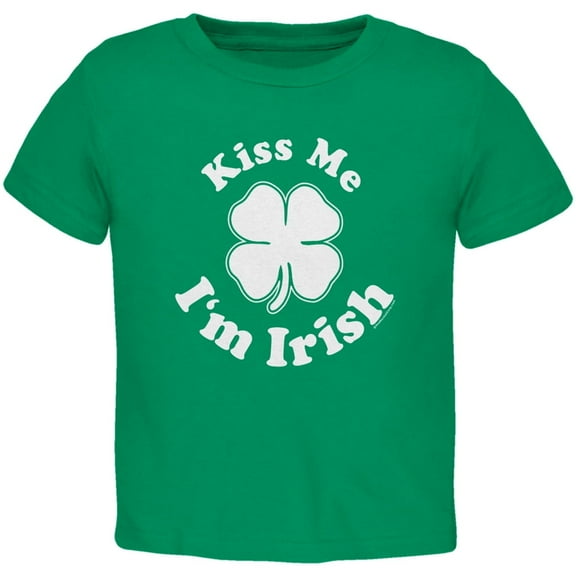 Old Glory St. Patrick's Day Kelly Green Toddler T-Shirt