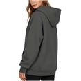 thumbnail image 6 of POROPL Women's Hoodies Sweatshirts,Oversized Pullover Hoodie Casual Long Sleeve Fleece Top with Pockets, 6 of 6