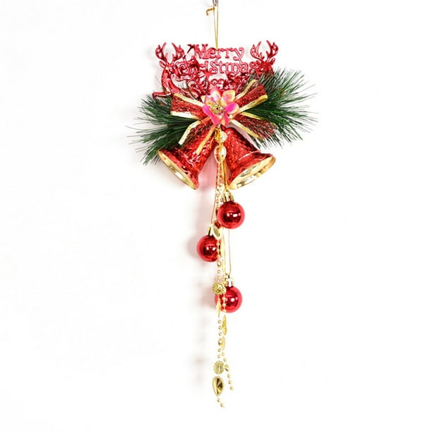 Download Creative Painted Christmas Bells Wrought Iron Bells Pendant Christmas Decorations New Year Door Window Decoration Walmart Com Walmart Com