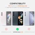 thumbnail image 6 of Compatible Leather Samsung Galaxy Z Fold 4 Case with Wristband & Hinge Protector,Heavy Duty Protective Screen Protector Case for Samsung Z Fold 4 Case with Strap,Galaxy Fold 4 Leather Case White, 6 of 14