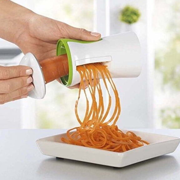 Handheld Vegetable Spiralizer, Zucchini Noodle Maker, Spiralizer Noodle Maker, Zucchini Spiraler, Spiral Vegetable Cutter, Adjustable,Stainless Steel Functional Cutter for Carrot