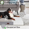 thumbnail image 3 of Ophanie 54in Gray Orthopedic Dog Bed for Large Dogs with Non-Slip Bottom, Waterproof and Machine Washable Removable Pet Bed Cover,Size(54"x42"x5"), 3 of 8