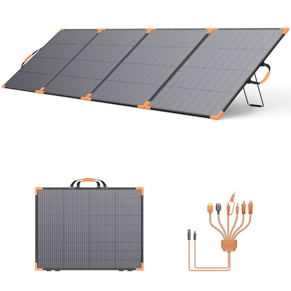 400w 33.6V 12A Solar Panel Bifacial IP68 Waterproof Plug and Play for Portable Power Stations