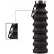 thumbnail image 2 of Botella de agua plegable NQ Reutilizable Sin BPA Silicona Negro 70*240*70 mm, 2 of 5