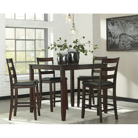 - Signature Design by Ashley Coviar 5 Piece Counter Height Dining Table Set