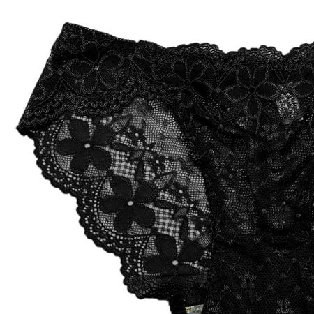 

Quealent Panties For Women Women s Cotton Bikini Brief Underwear Multipacks Black One Size