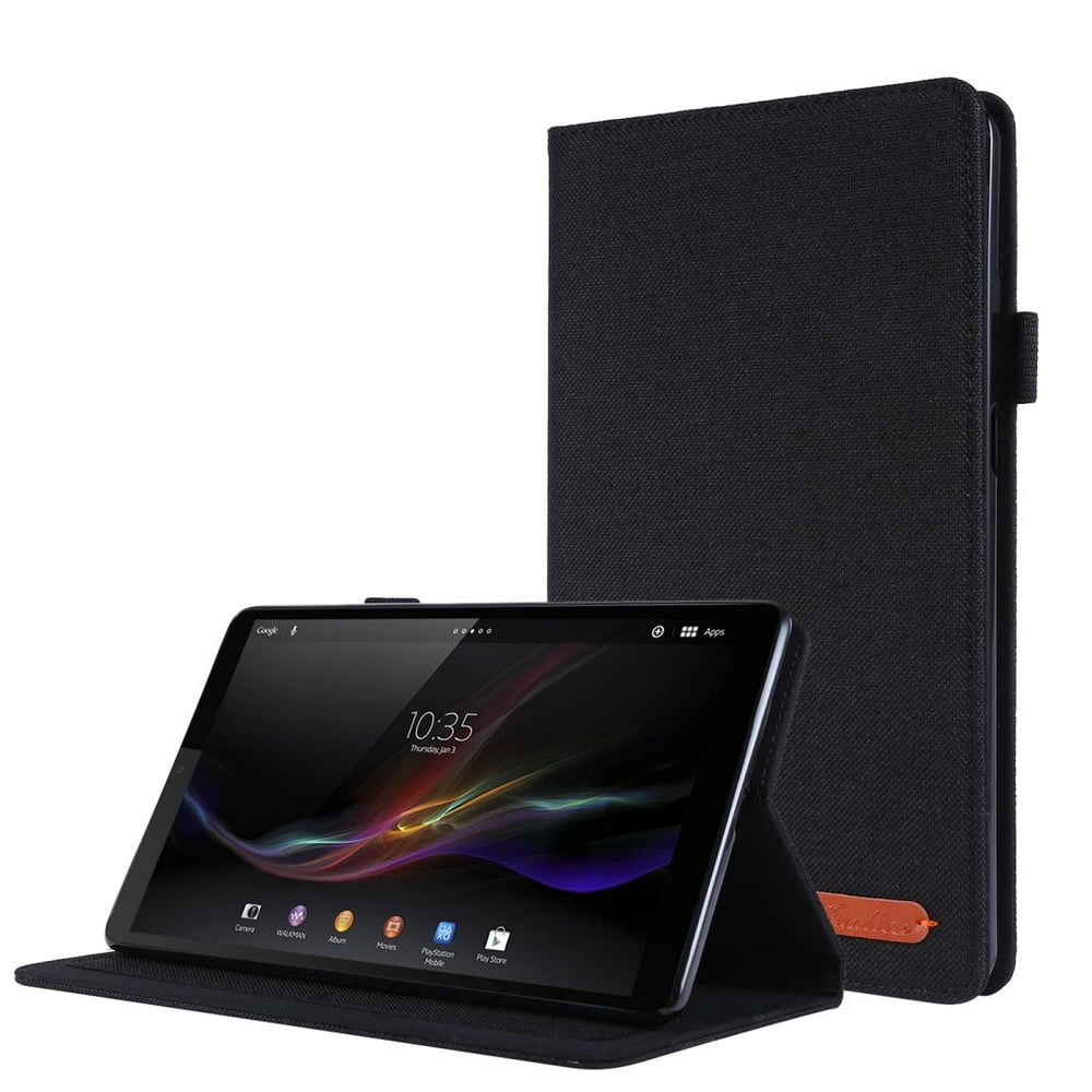 Lenovo Tab M8 Flip Case, AMZER Fabric Texture MultiAngle Horizontal