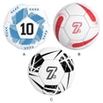 thumbnail image 3 of fastboy Waterproof Durable Size 5 Machine-Stitched Soccer Ball Four-layer And Proof Football Training Match black, 3 of 6