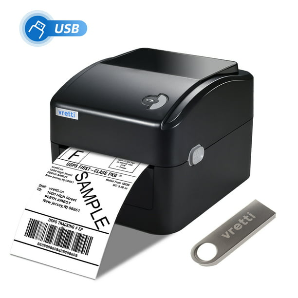 VRETTI Black x 6 Thermal Shipping Label Printer, Printer for Shipping Compatible with Shopify, USPS, Fedex. - Walmart.com