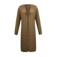 thumbnail image 5 of Long Cardigan Sweaters for Women Women's Solid Color Cardigan Sweater Fashion Women Long Sleeve Casual Long Cardigan Coat Sweater Outerwear, 5 of 5