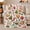 Christmas Candy, variant on Holiday Christmas Cookie Dessert Motif Watercolor Style Festive, Festive Holiday Scene, Warm Flannel Blanket for Living Room and Reading Nook, Art Lovers Christmas Gift, Festive Home Decor