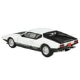 thumbnail image 2 of 1972 De Tomaso Pantera White and Black 1/64 Diecast Model Car by Paragon, 2 of 6