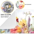 thumbnail image 2 of Wildflowers Dish Drying Mat, Absorbent Microfiber Pad Protector For Kitchen Counter Top Mat Dish Drainboard 16x18in, 2 of 7