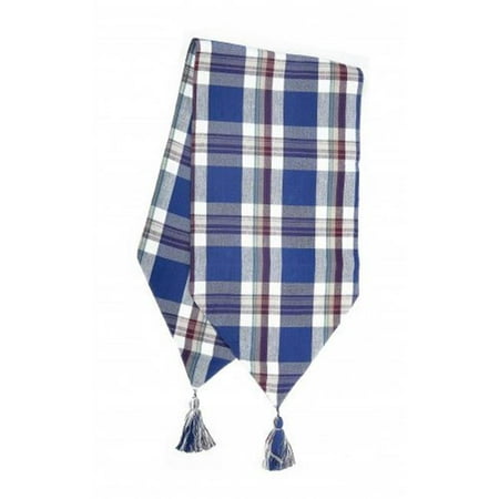 

13 x 54 in. Ribbed Table Runner with Tassels Lakewood