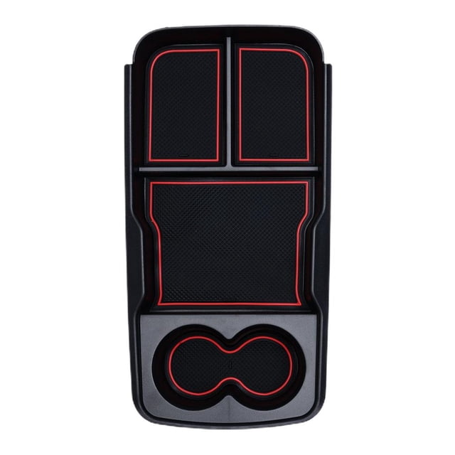 Center Console Organizer Tray for 2022 2023 Kia EV6,Interior Accessories Armrest Storage Box Secondary Insert Tray,Coin Container Secondary Insert Tray B0V3