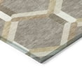 thumbnail image 3 of Addison Rugs Chantille Indoor/Outdoor Transitional Lattice Taupe Machine Washable Rectangle Rug, 10' x 14', 3 of 8
