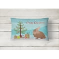 thumbnail image 2 of Carolines Treasures BB9327PW1216 Lionhead Rabbit Christmas Canvas Fabric Decorative Pillow, 2 of 3