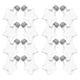 thumbnail image 3 of 20 bolas de plástico transparente rellenables con forma de estrella de 50 ml para decorar el árbol de Navidad, hacer dulces, bebidas o botellas de los deseos., 3 of 6