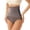 Khaki a1, variant on Women 4-in-1 Seamless High Waist Micro-Particle Sculpting Thermogenic Sculpting Shorts Yoga Shaping Underwear Coffee XXXXXL