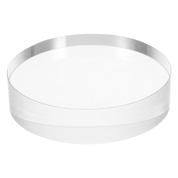 FRCOLOR Clear Crystal Paperweight Decorative Round Glass Paperweight Office Desk Crystal Calligraphy Block Ideal For Home Office Decor