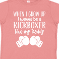 thumbnail image 4 of Inktastic Kickboxing Future Kickboxer Like Daddy Boys or Girls Toddler T-Shirt, 4 of 5