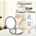 thumbnail image 4 of Impressions Vanity Slayssentials Just Slay Compact Mirror Portable Folding (Champagne Gold), 4 of 7