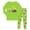 Green-4, variant on Boys Cartoon Graphic Pajamas Long Sleeve Tees And Pants Pajama Sets Kids Fall Casual Sleepwear 2-10 Years