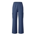 thumbnail image 5 of EnJoCho Girls Cargo Jogger Sweatpants Elastic High Waist Wide Leg Soft Cotton Loose Stretch Multi Pocket Trousers For Kids Outdoor Sports School Active Casual Wear, 5 of 9