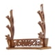 thumbnail image 5 of Soporte para espadas, estante para espadas, almacenamiento, estilo retro, base estable, exhibición decorativa para 3 capas, 5 of 9