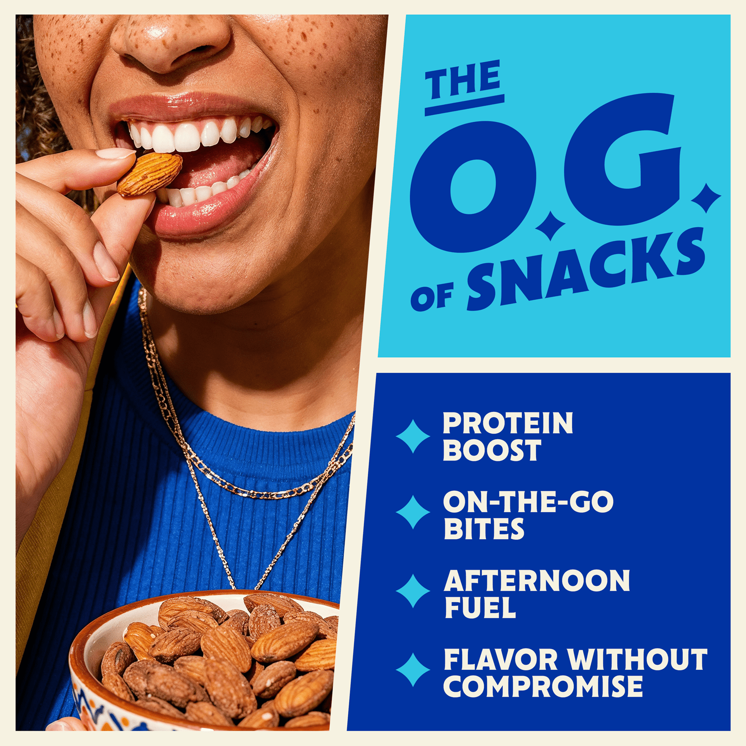 (12 pack) Blue Diamond Almonds, Classic Smokehouse Flavored Healthy Snack Nuts Perfect for Snacking and On-The-Go, 6 oz