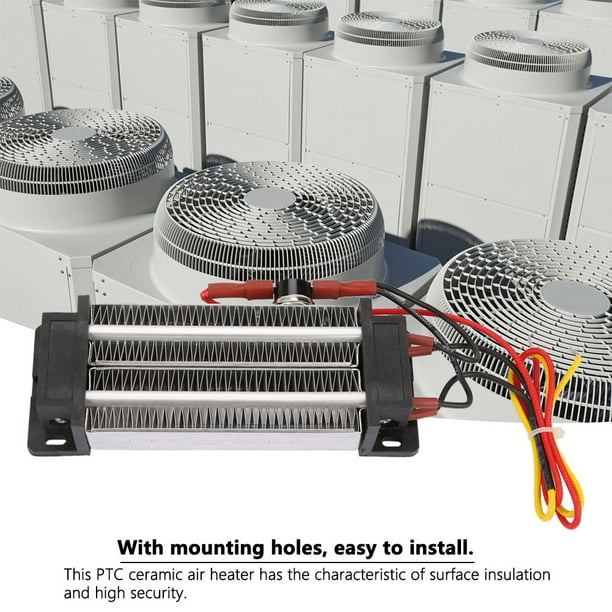 Calentador De Aire PTC, Calentador De Aire De Cerámica De Baja Resistencia Térmica De Alta Eficiencia De Transferencia De Calor De Aluminio, Para Calentador Eléctrico De Aire ANGGREK PTC Air Heater