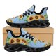 thumbnail image 1 of Zapatillas de deporte para mujer, bonitas zapatillas con estampado de calavera y girasol, con amortiguación de aire, calzado de plataforma para hombre, 1 of 6