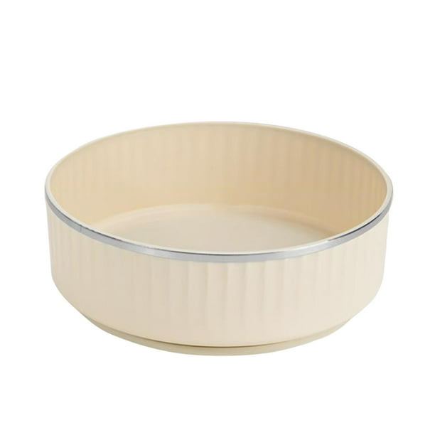 Especias Rack Organizador para la Mesa Giratoria de Susan Perezosa Redonda Del Gabinete, 11.4 Pulgadas 28x28x8cm para la Mesa de Comedor de la Cocina de la Nevera de la Nevera Cosméticos, Plástico Con